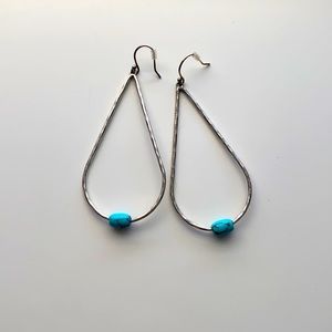 The lucky brand silver earrings